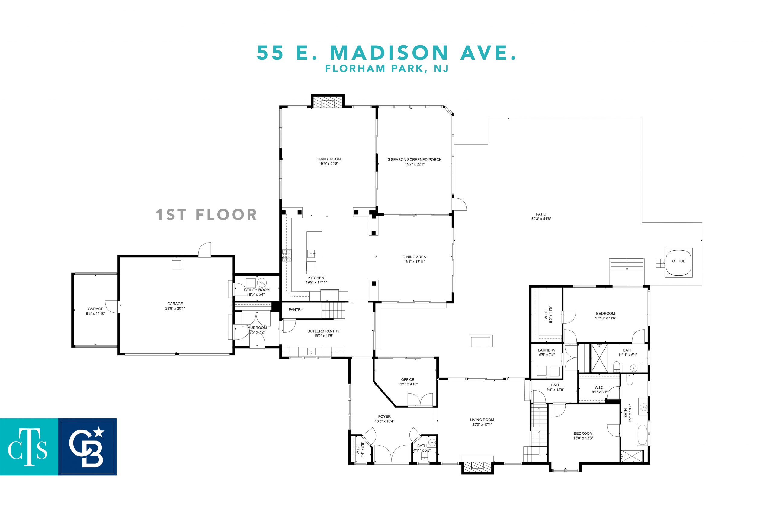 55 E Madison floor plan 1st Floor