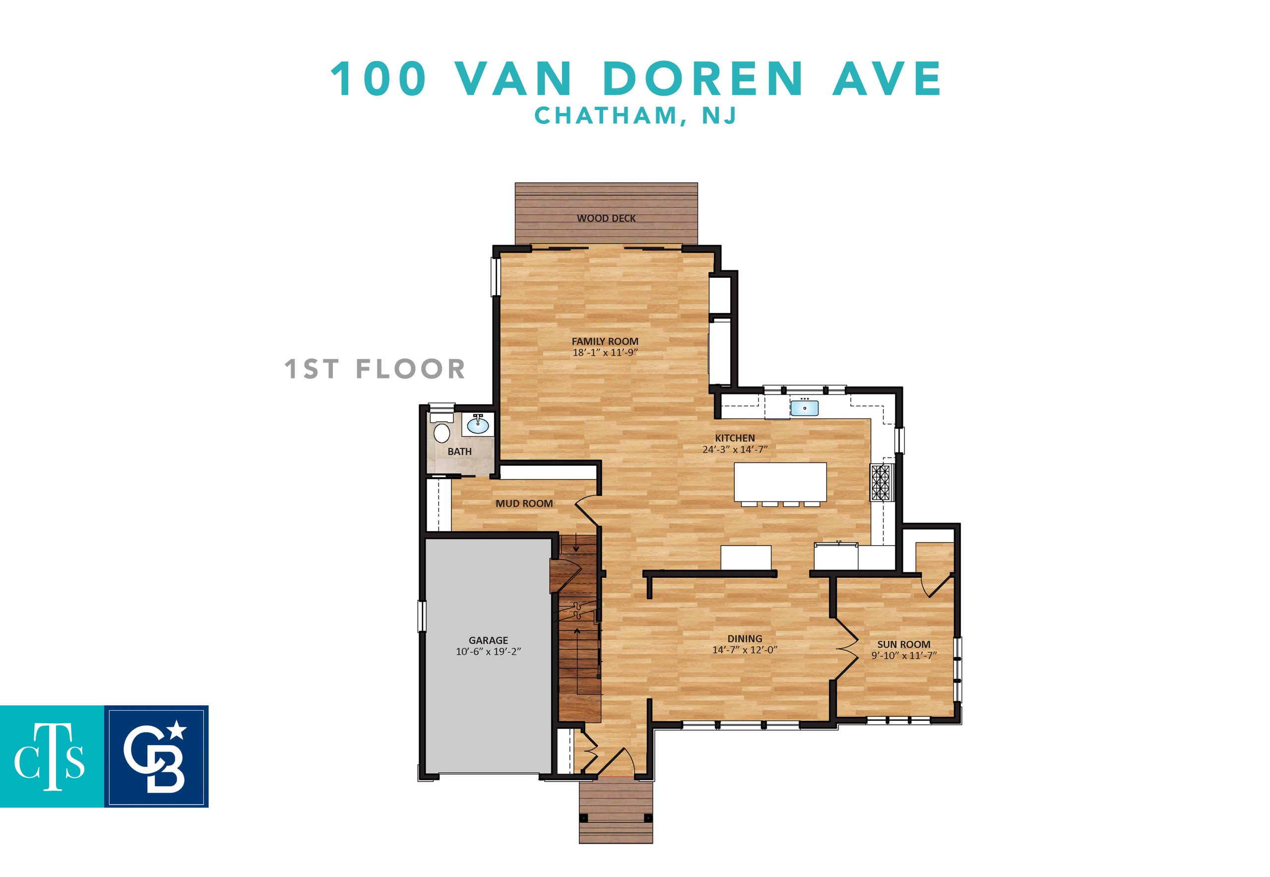 Close up of polished concrete benchtop, counter top with grey gr