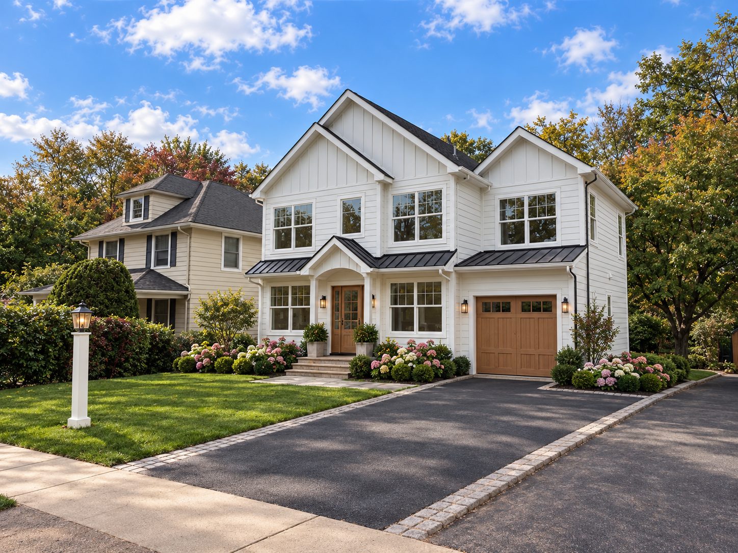 Modern White Farmhouse Exterior